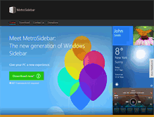 Tablet Screenshot of metrosidebar.com